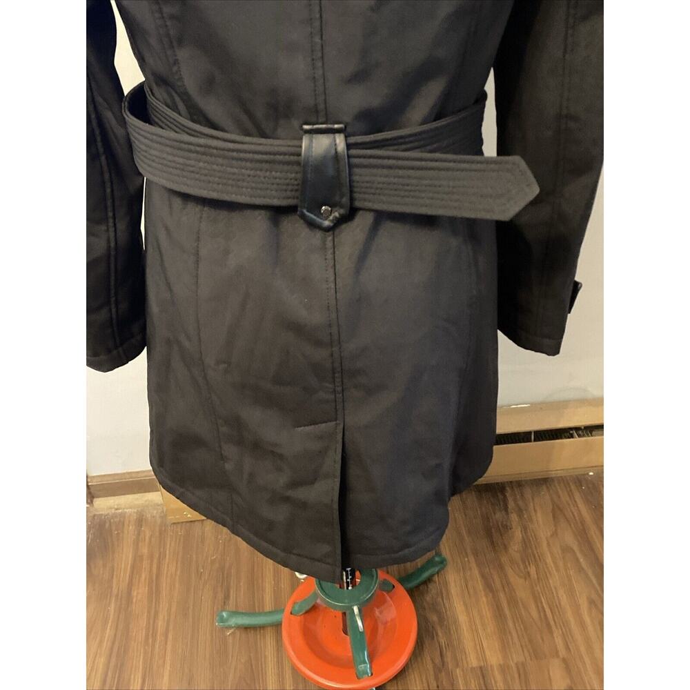 Michael Kors Women's trench Water-resistant hooded Raincoat jacket Small - Picture 10 of 16